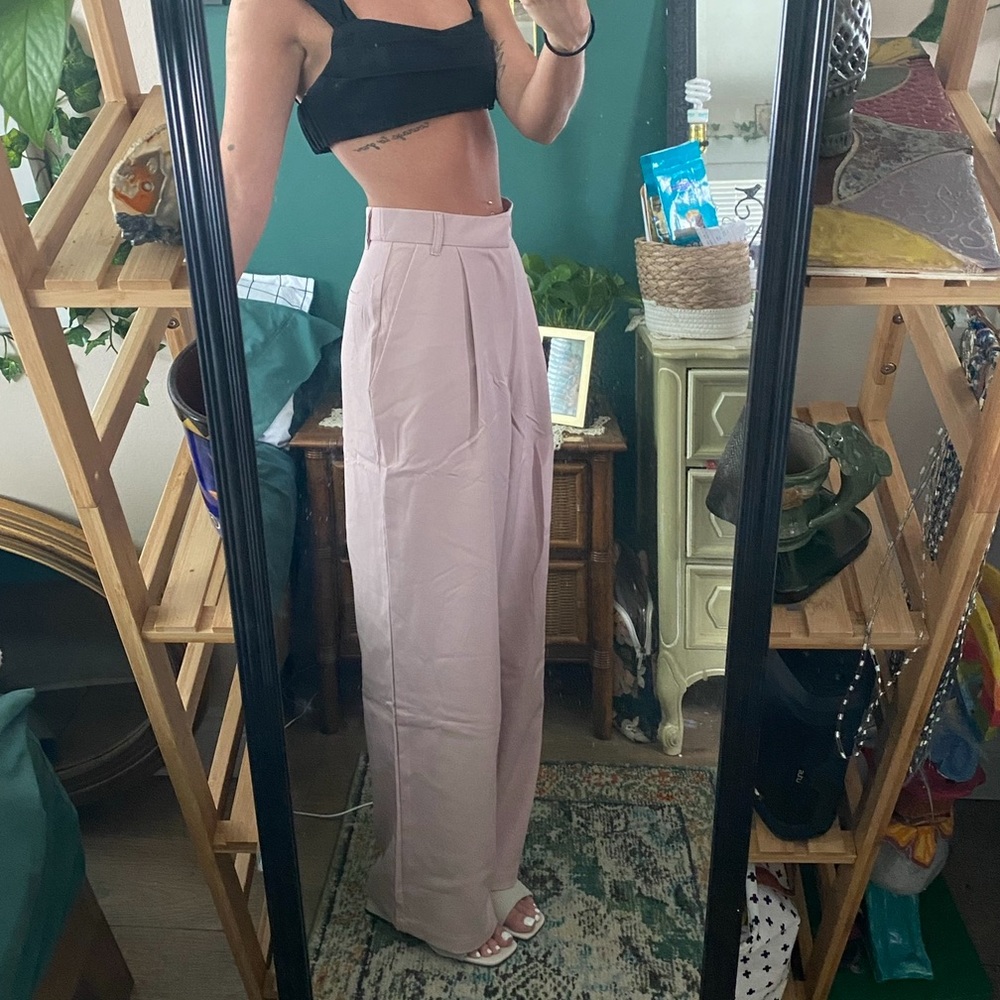 Blush trousers